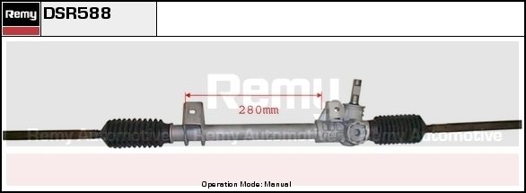DELCO REMY Рулевой механизм DSR600L